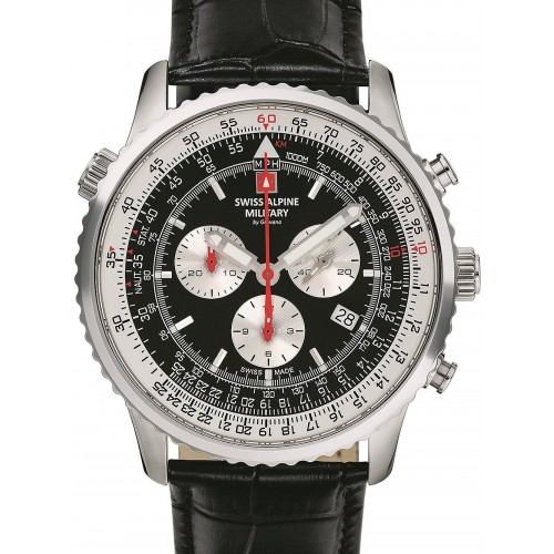 Swiss Alpine Military 7078.9537 chrono men`s 45mm 10ATM
